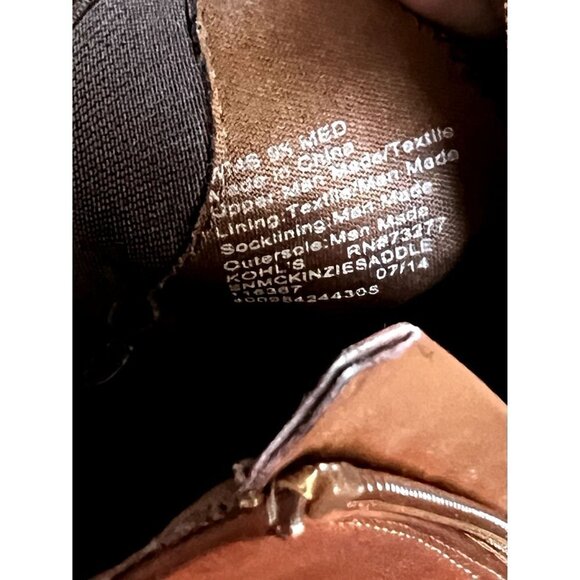 SONOMA Ankle Boots The "McKenzie" Elastic Side Panel with Block heel sz 9.5 - Picture 10 of 11